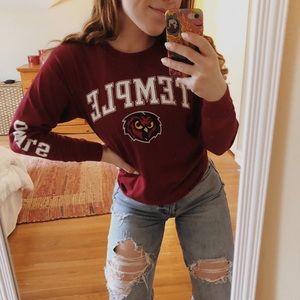 Temple University Long sleeve
